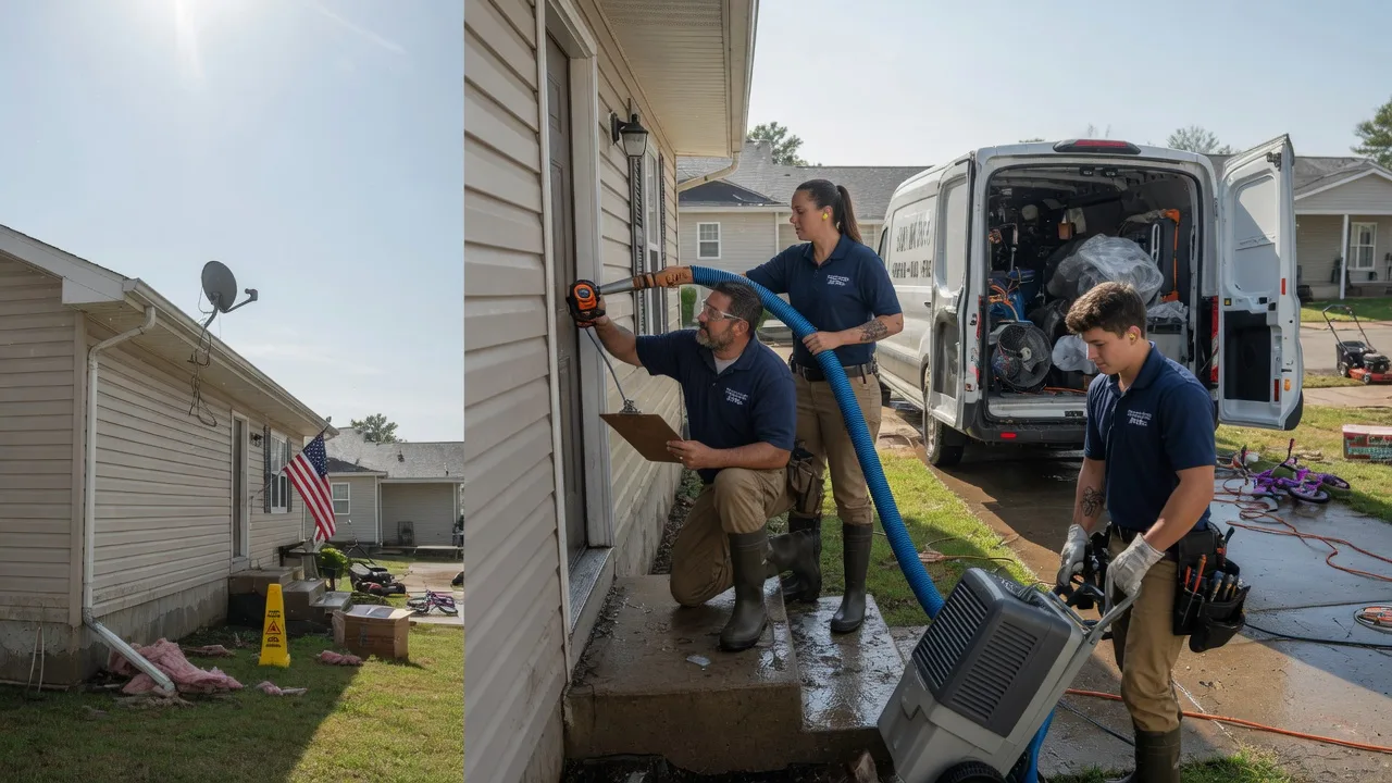 Ceiling Water Damage Restoration in Johnson Creek, WI near me